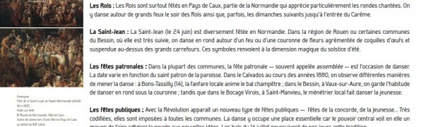 expositions:
Chanter, jouer, danser... Traditions musicales en Normandie (XVIIIème - XXème siècles):
chanter jouer danser p09 contextes danse
