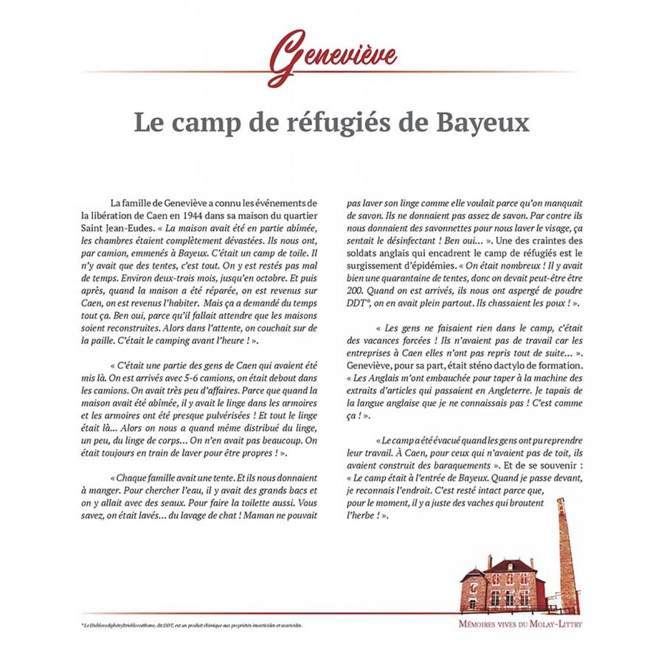 Expo-Molay-Littry-40 - Le camp de réfugiés de Bayeux